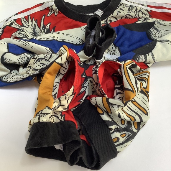 Adidas Farm Rio Red Pineapple Sweatshirt & Leggings Set Bundle Small S - Picture 7 of 15